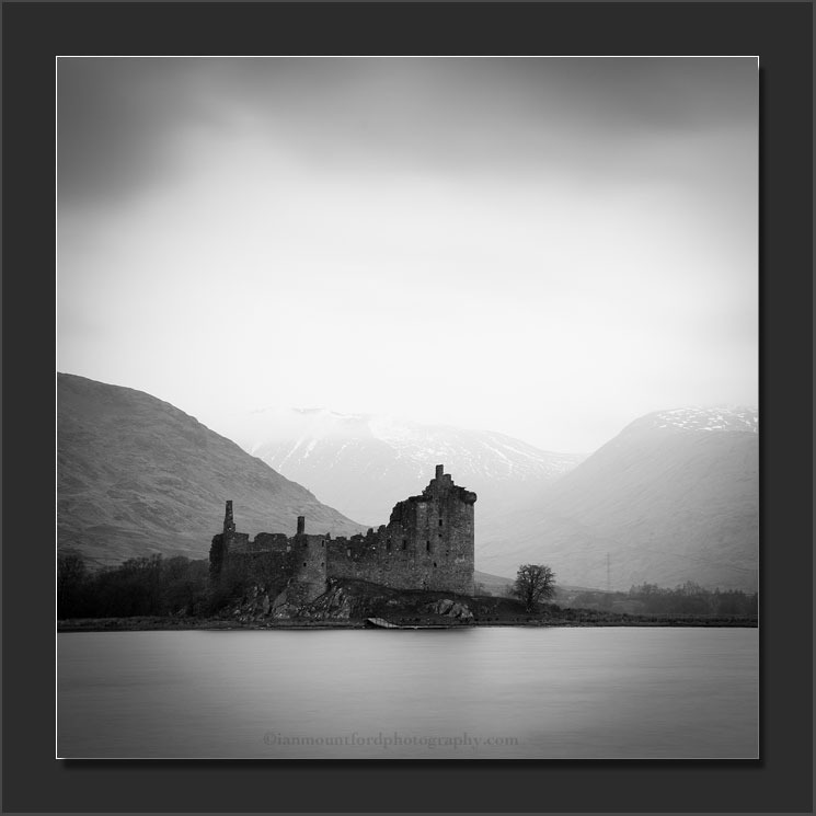 Kilchurn Castle - Monochromatic