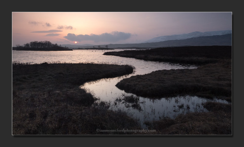 Rannoch Moor Sunrise - Landscape