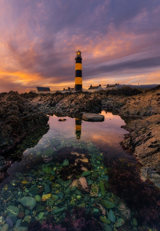 Lighthouse In A Rock Pool - Down