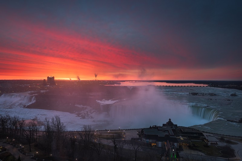 Sunrise over the Falls - Canada