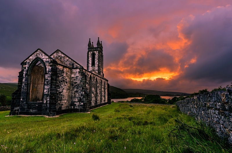 Dunlewey's Fire - Donegal