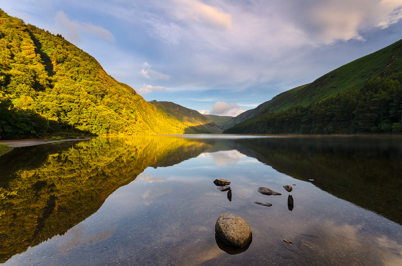 Morning on the Upper Lake - Wicklow