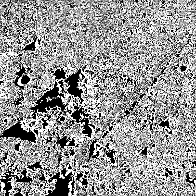 Vallis Alpes (Ink Drawing) - Milan Blazek's Ink Drawings