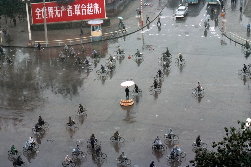 Bejing traffic under Mao