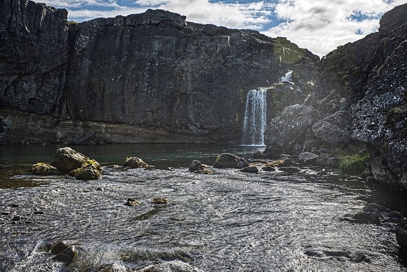  - Fishing in Iceland's Laxa I kjos River. September 2020.