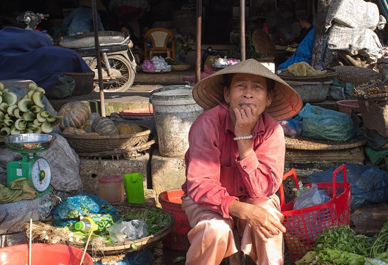 Hue market - Vietnam January 2013