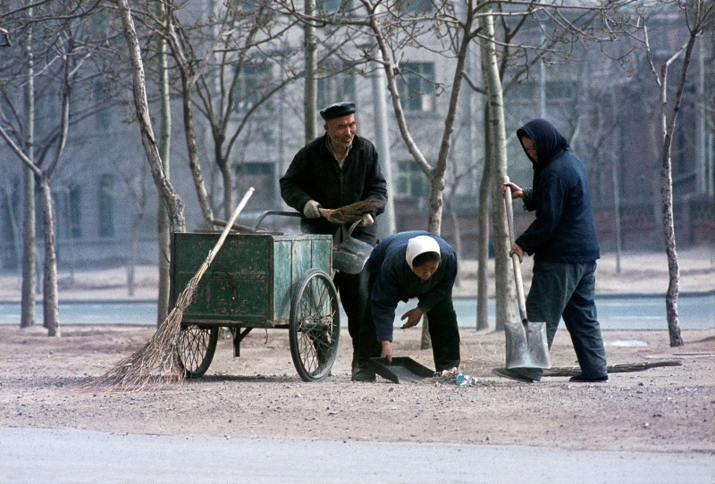 China street cleaners