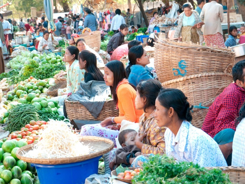 Inthein Market Burma