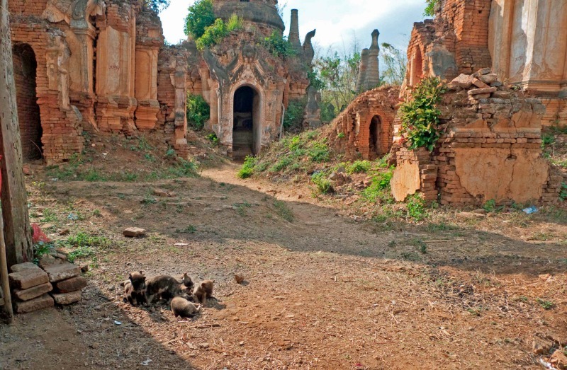 Indein ruined pagoda
