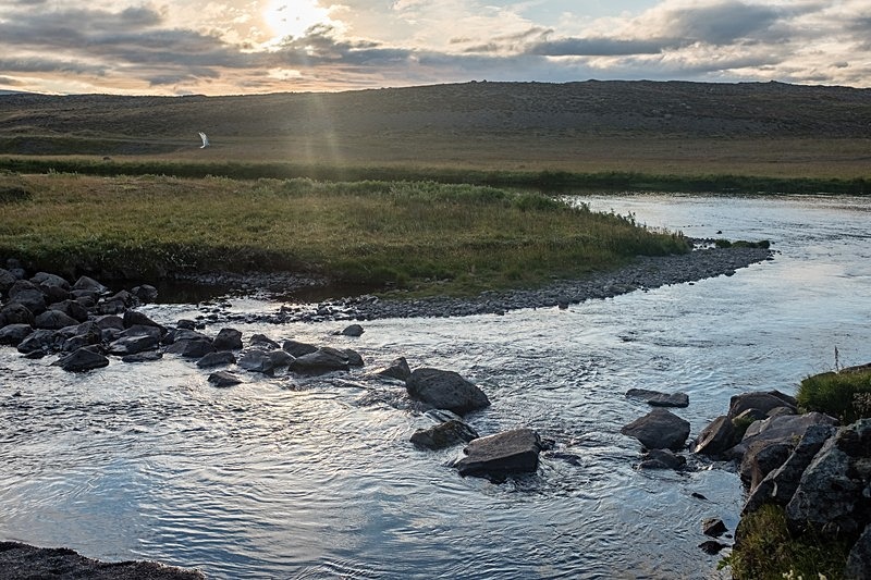  - Fishing in Iceland's Laxa I kjos River. September 2020.
