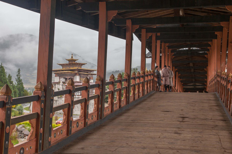 Bridge at Punakha - Bhutan