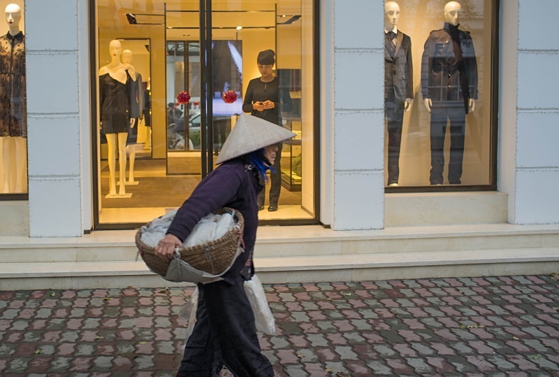 Hanoi - the old and the new - Vietnam January 2013