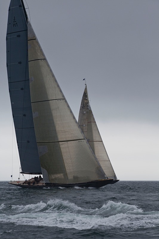 J Class yachts racing in Cornwall