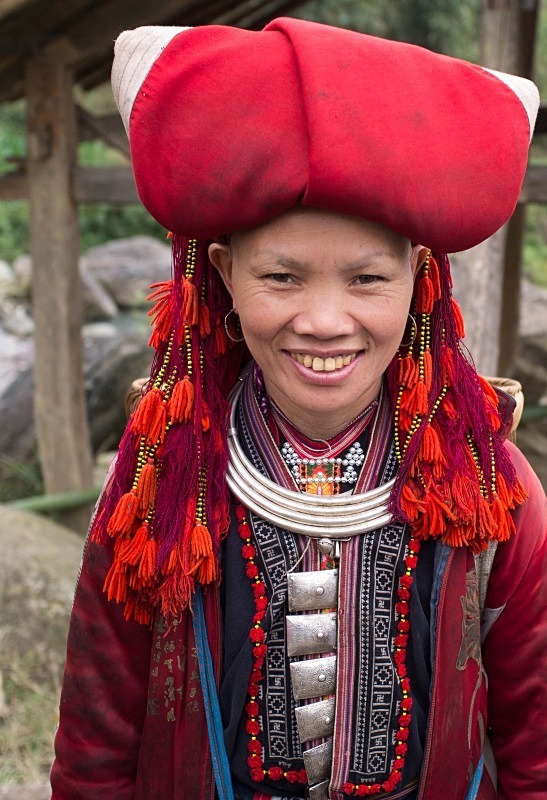 Red Dao girl near Sapa - Vietnam January 2013