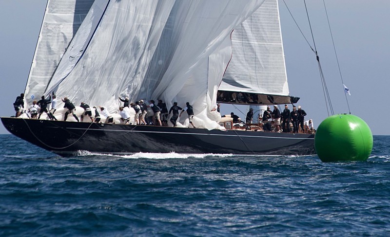 Lionheart - J Class Yachts Racing at Falmouth
