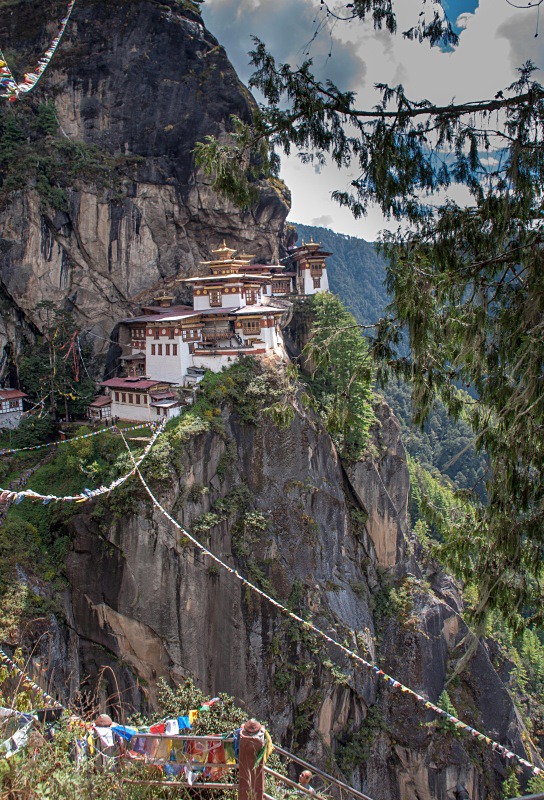 The Tiger's Nest Monastery, Bhutan. Image by Tony Alderton. - Bhutan