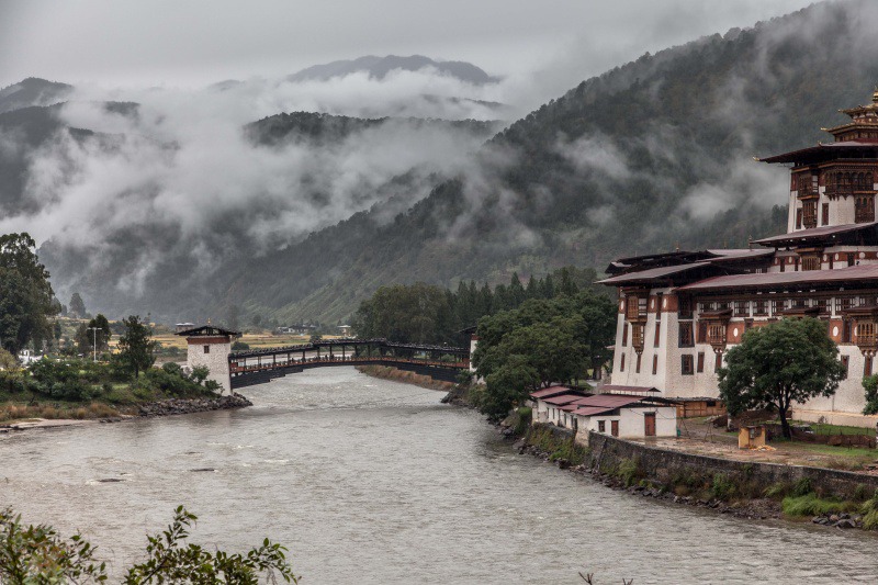The River at Punakha - Bhutan
