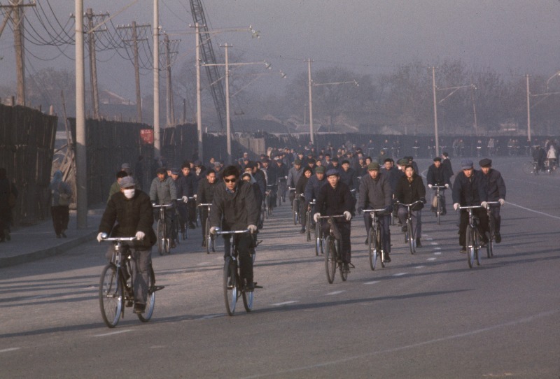 Beijing's Avenue of Eternal Peace in Mao's time