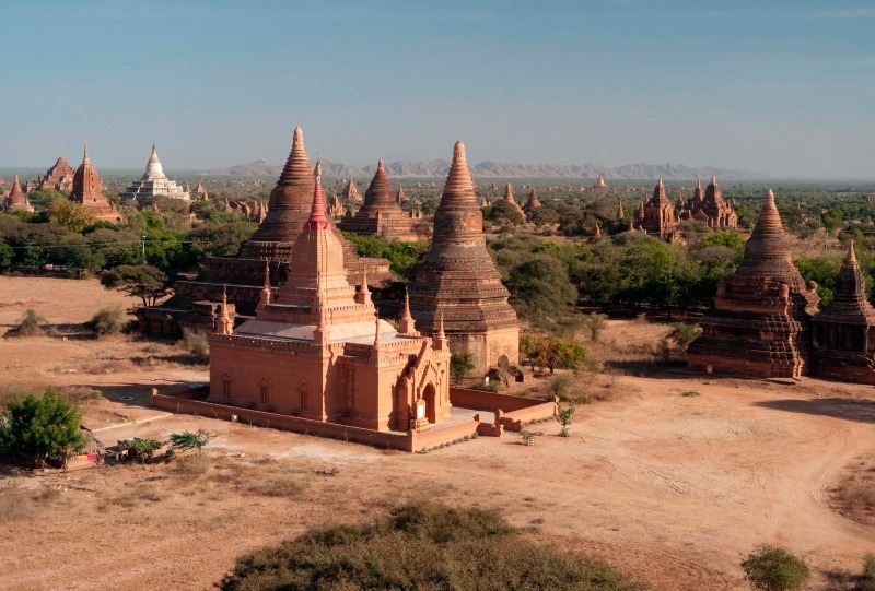 Temples at Bagan, Burma