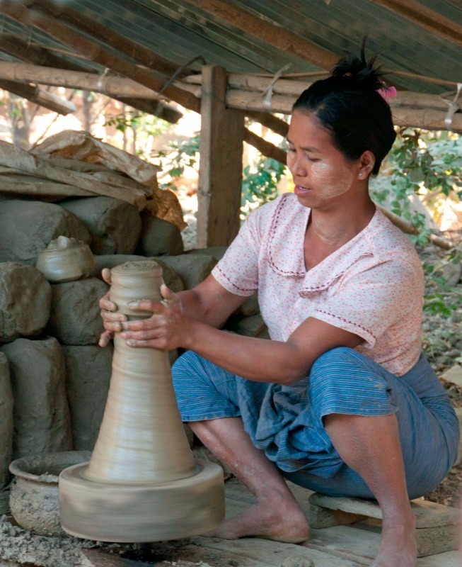Potter in Burma