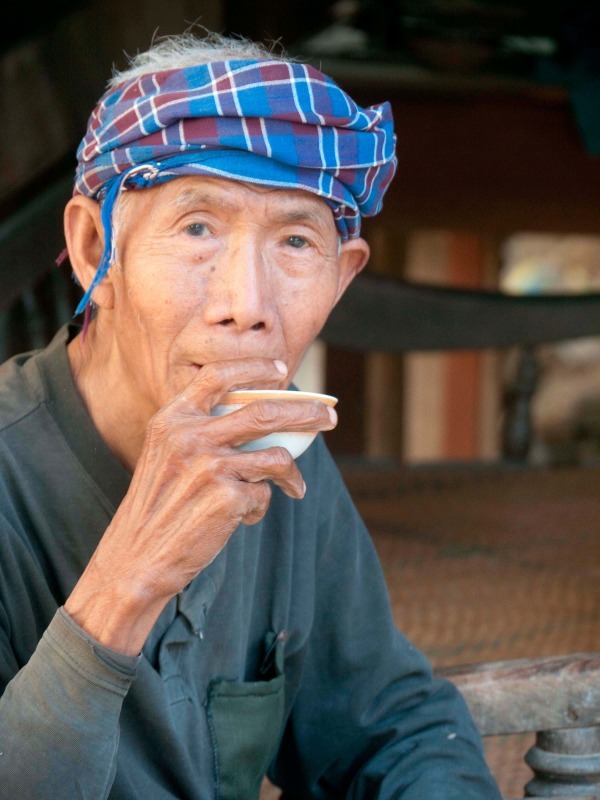 Shan man in Burma