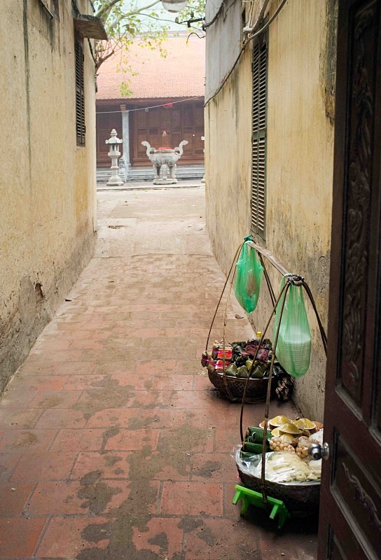 A back alley in Hanoi - Vietnam January 2013