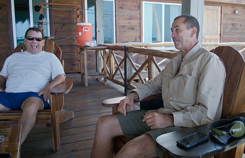 Phil and Gavin (aka 'Blue') - Espiritu Santo Bay, Mexico, June 2018