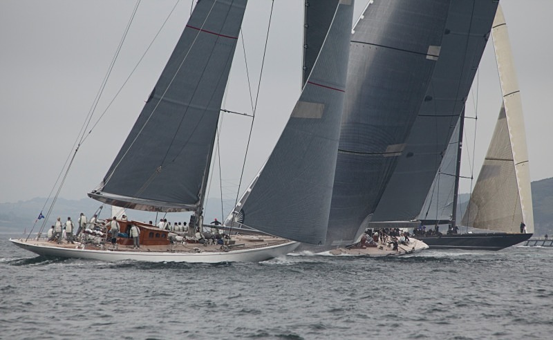 J Class yachts Ranger, Lionheart and Velsheda