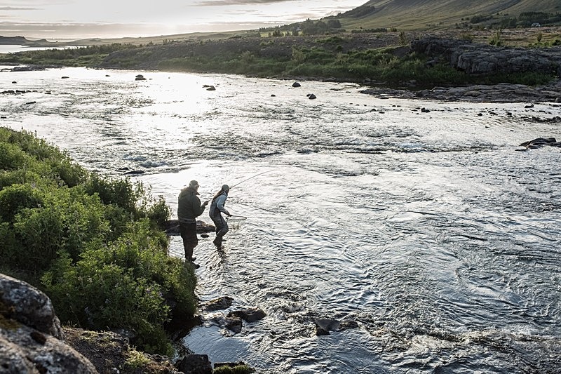  - Fishing in Iceland's Laxa I kjos River. September 2020.