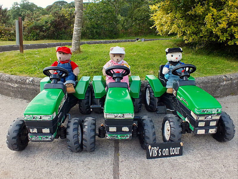 Tractors - Cornwall VIBs Visit Lappa Valley Railway