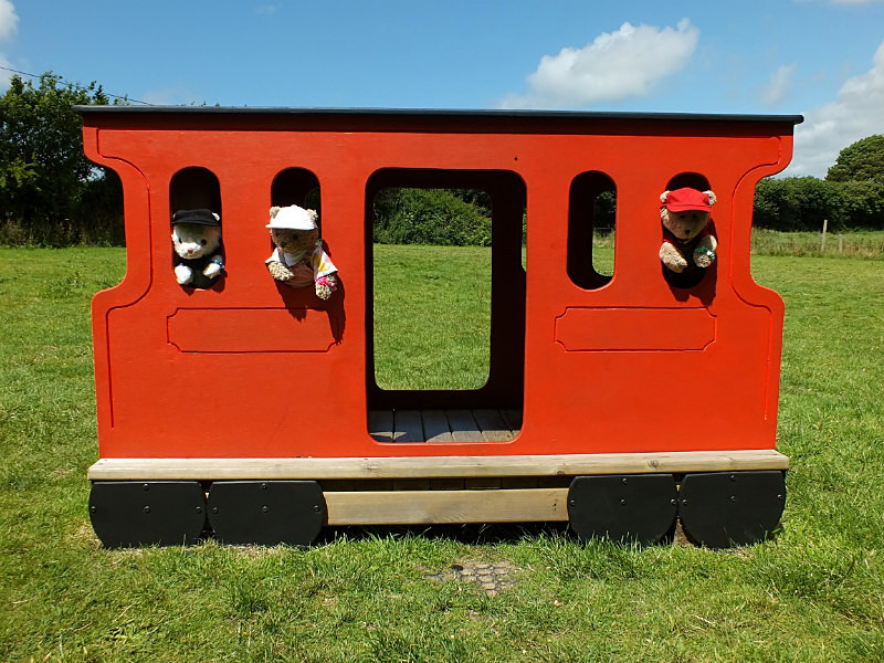 Royal Ted Carriage - Cornwall VIBs Visit Lappa Valley Railway