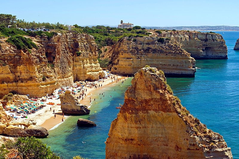 Praia da Marinha (looking East) - Beaches
