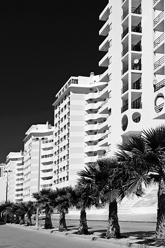 Apartment Blocks - Black and White