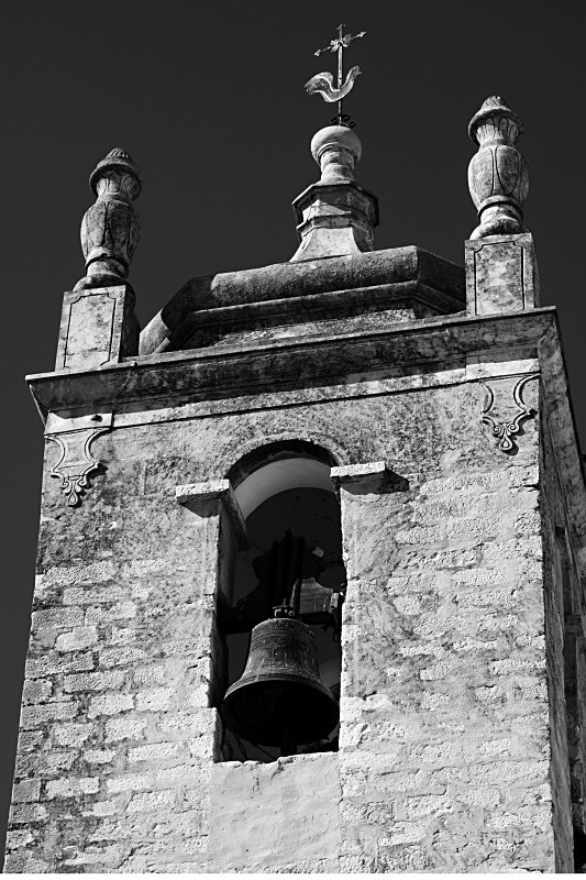 Bell Tower - Black and White