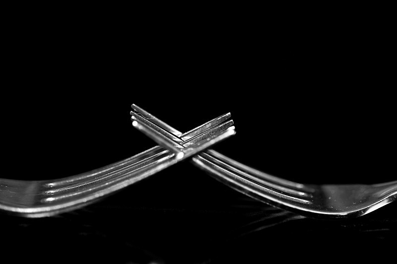 Intertwined - Black and White