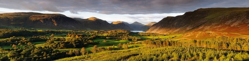 Wasdale Valley Panorama - Rivers and Valleys