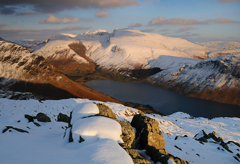 Snowbound Scafells - Mountains and Fells