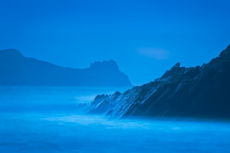 Dusk, Inishtooskert from Clogher beach, Co Kerry - Munster's Wild Landscape
