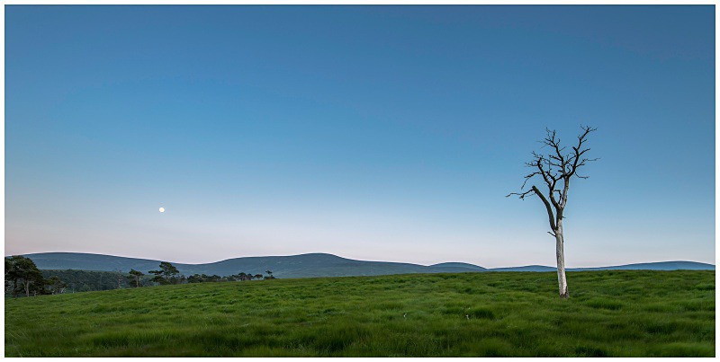 The Summer Moonrise, Co Wicklow - Leinster's Wild Landscape