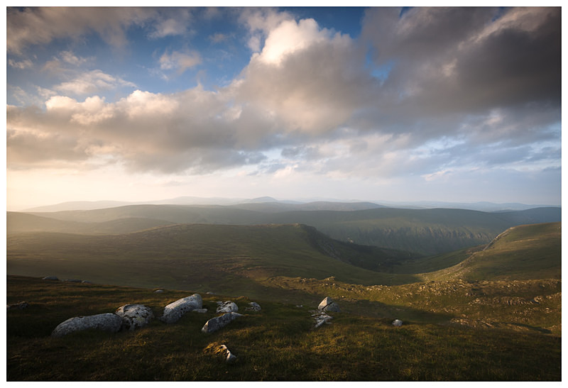 Fraughan Rock Glen from Lugnaquilla, Co Wicklow - Leinster's Wild Landscape