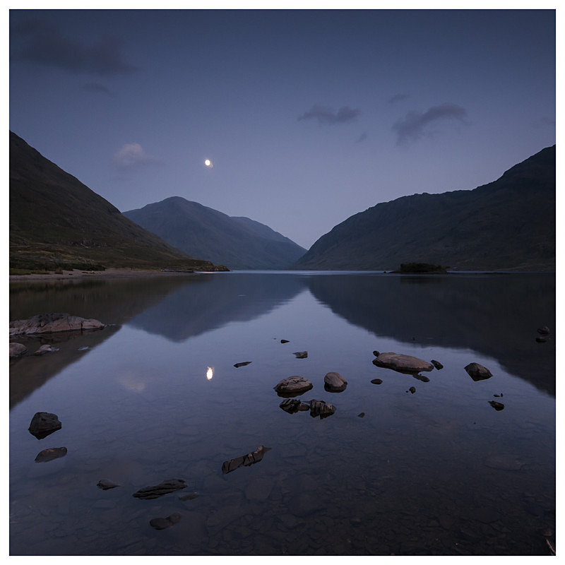 Harvest Moon over Doo Lough, Co Mayo - Connaught's Wild Landscape