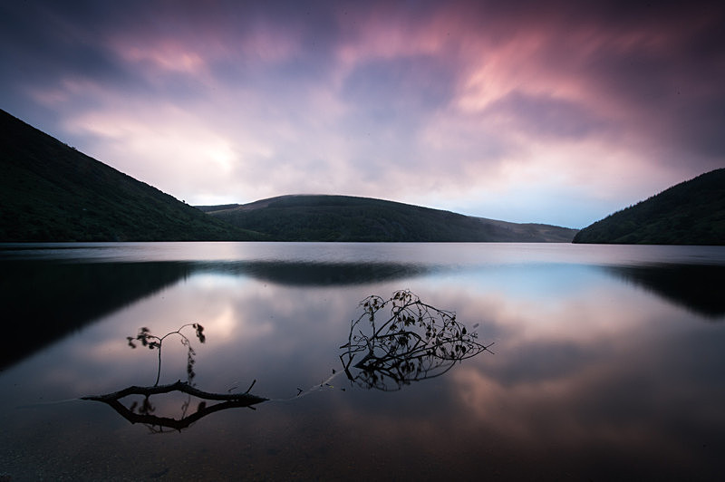 Daybreak Over Lough Dan, Co Wicklow - Leinster's Wild Landscape