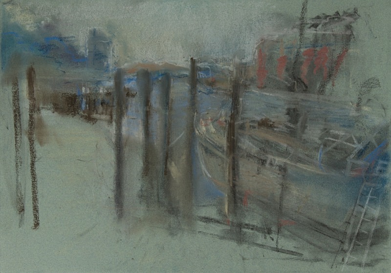  - Poles Apart on the Thames with Memories of the Moorings in Venice