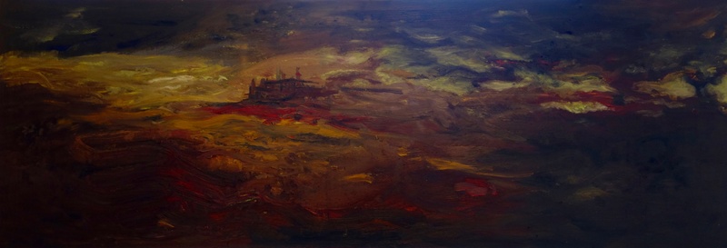 Babylon 45x130 - Oilpaintings