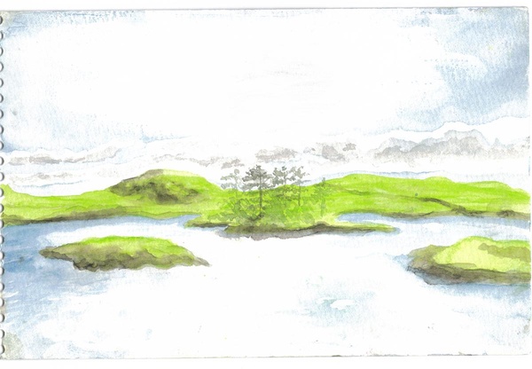Vestland 13x20 - Watercolours