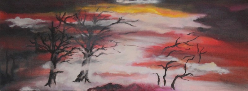 Storm 30x80 - Oilpaintings