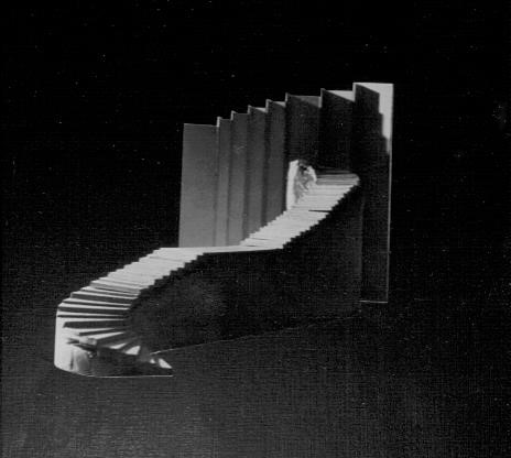 Stairway model - Musikkbibliotek Covent Garden, London