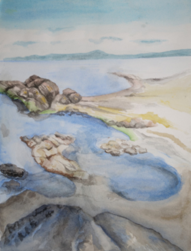 Huk 30x40 - Watercolours