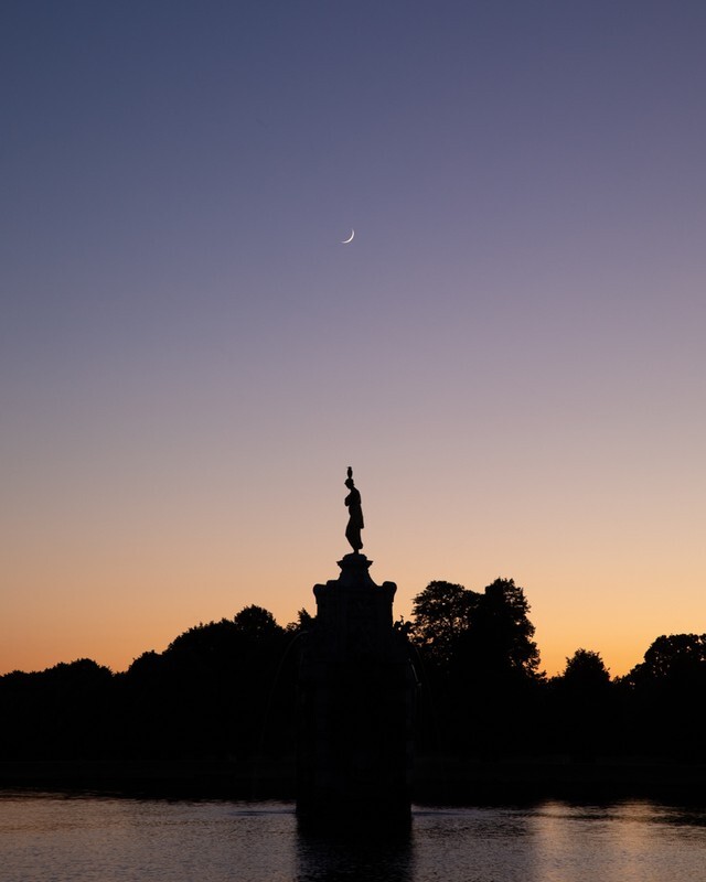 Waxing Crescent Pastels - England