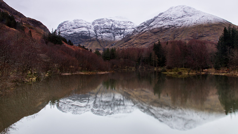 Reflections in a hidden loch - Glencoe